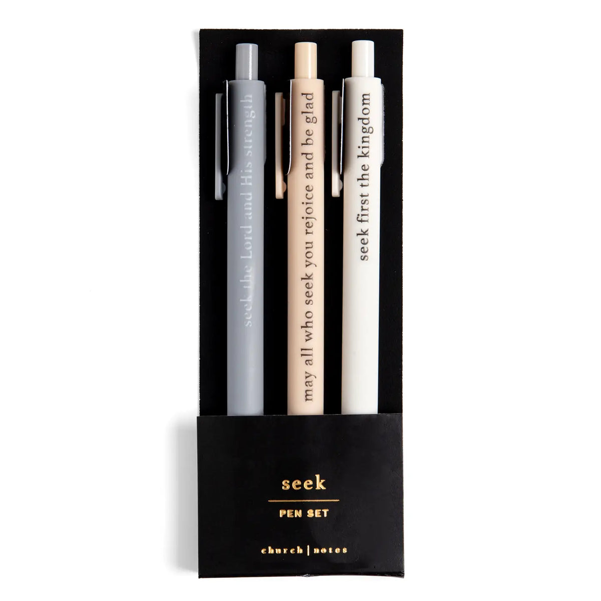 Inspirational Christian Gel Pen Set | 3 Scripture Pens