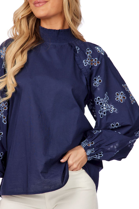 Emilia Eyelet Top