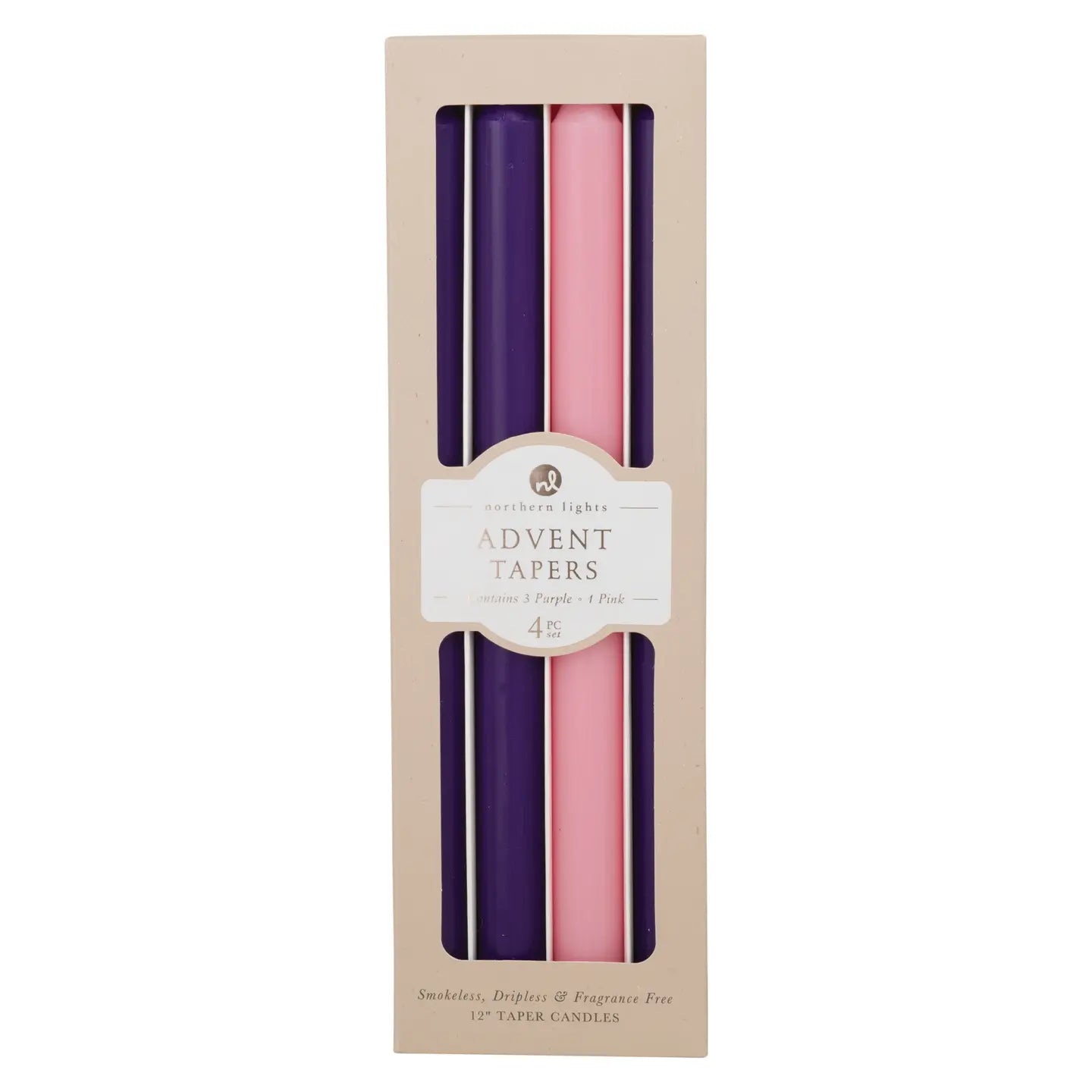 Advent 4pk 12" Tapers