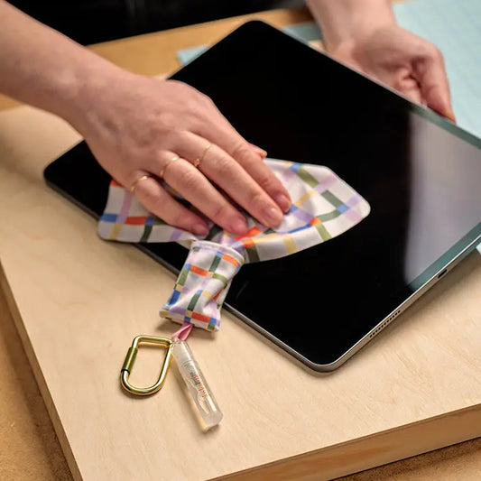 Kikkerland Refillable Screen Cleaner Keychain