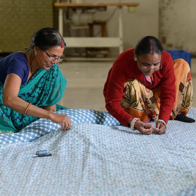 Cotton Quilted Tote Bag | Large Shopping Tote Bags | Floral