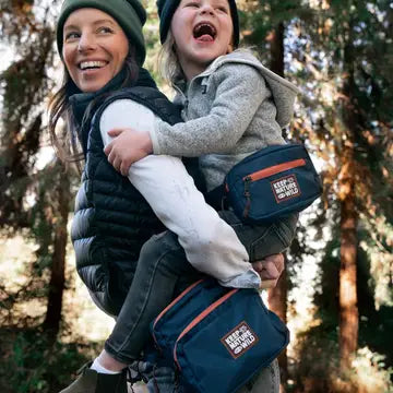 Navy/Clay Kids Fanny Pack