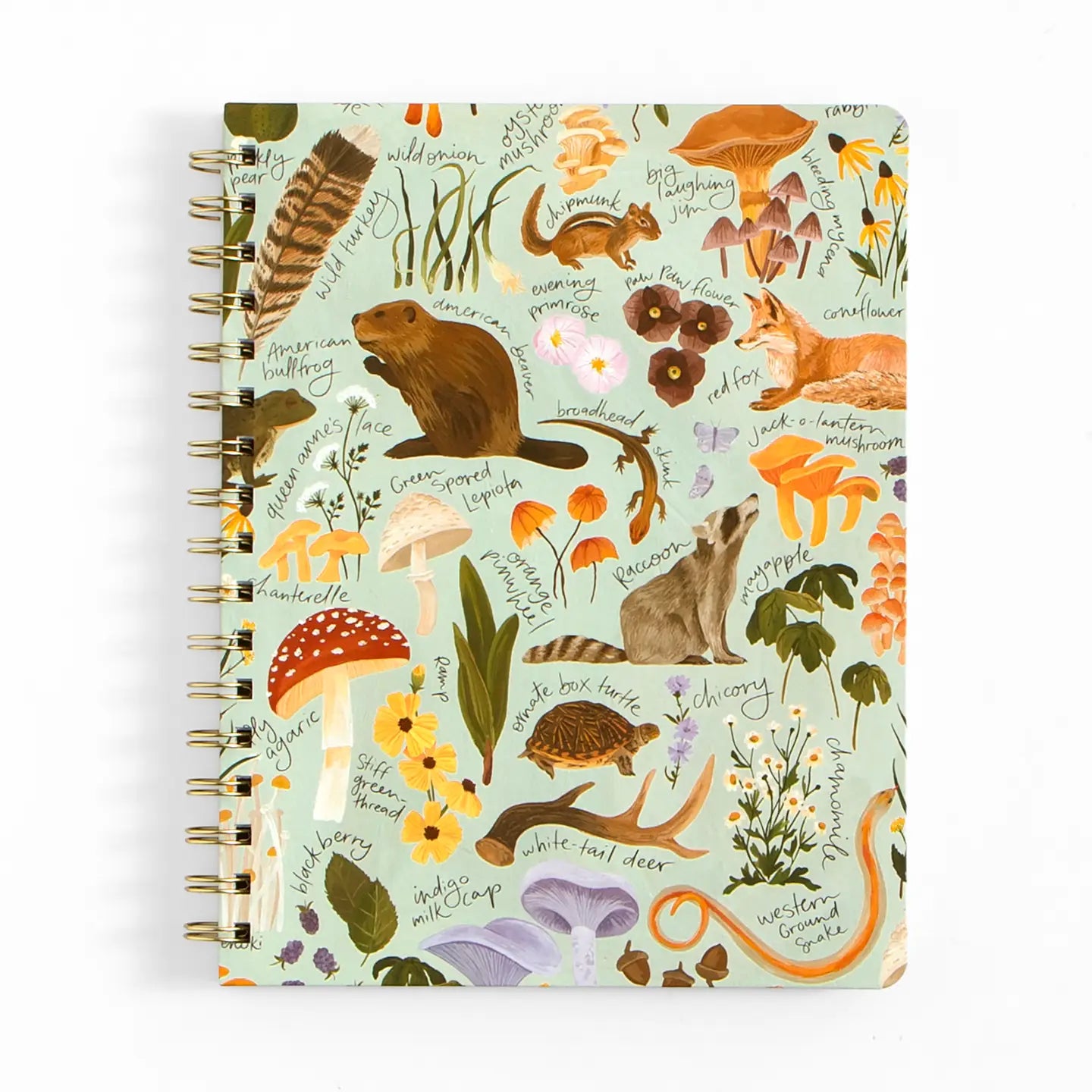 Flora & Fauna Spiral Notebook