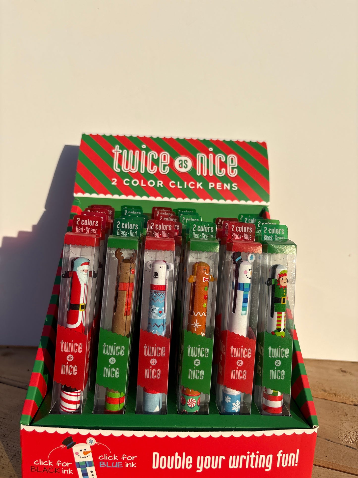 Christmas Click Pen Twice As Nice