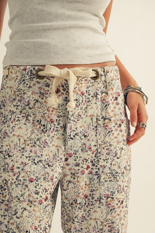 Meadow Bloom Drawstring Pants
