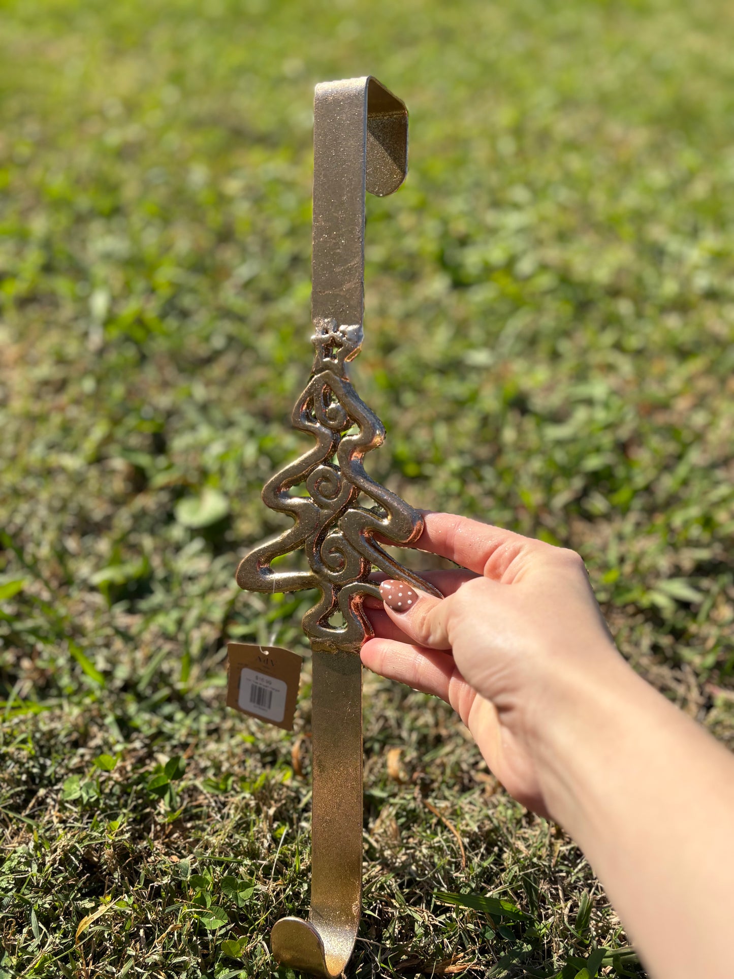 Iron Tree Wreath Hanger