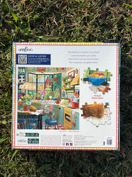 Springtime Kitchen 1000 Piece Puzzle