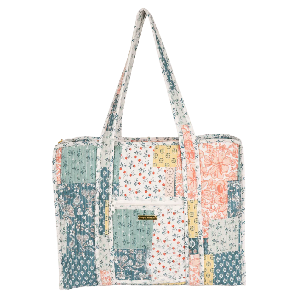 Patchwork Quilted Tote Bag