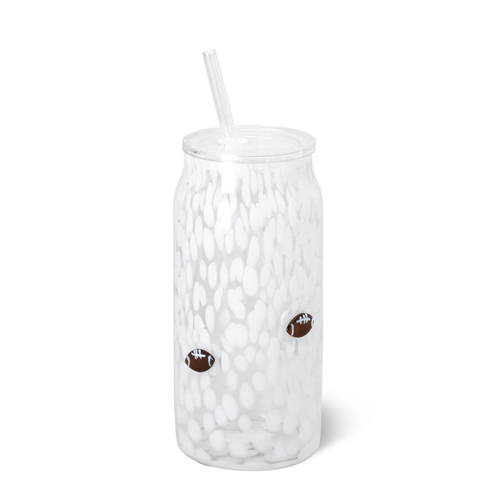 Swig Football Charm Glass 23oz