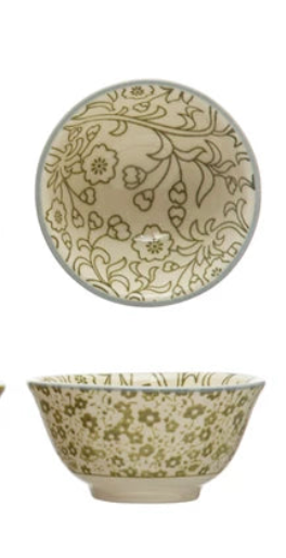 Hand Stamped Pinch Pot