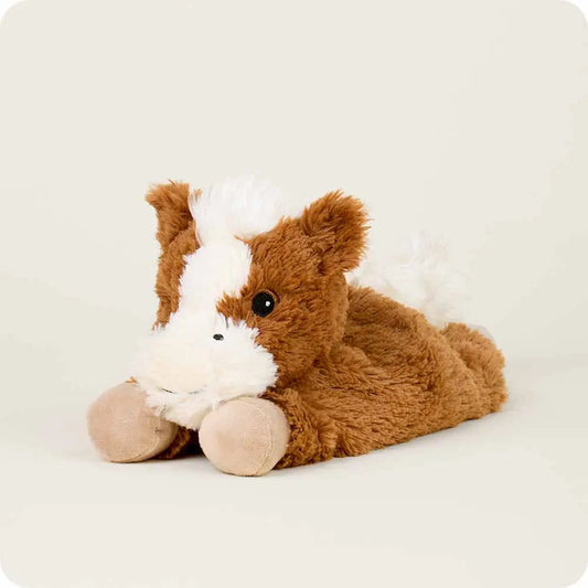 Warmies Brown & White Horse 13" Microwavable Weighted Plush