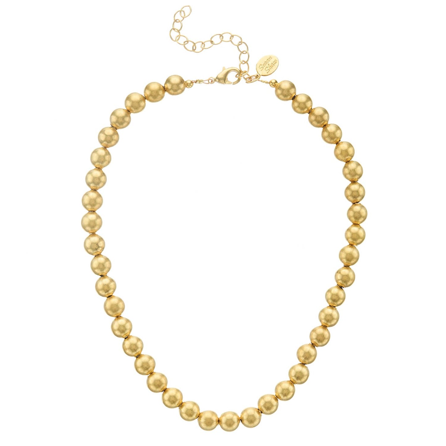 Mini Margaret Gold Bead Necklace | Susan Shaw