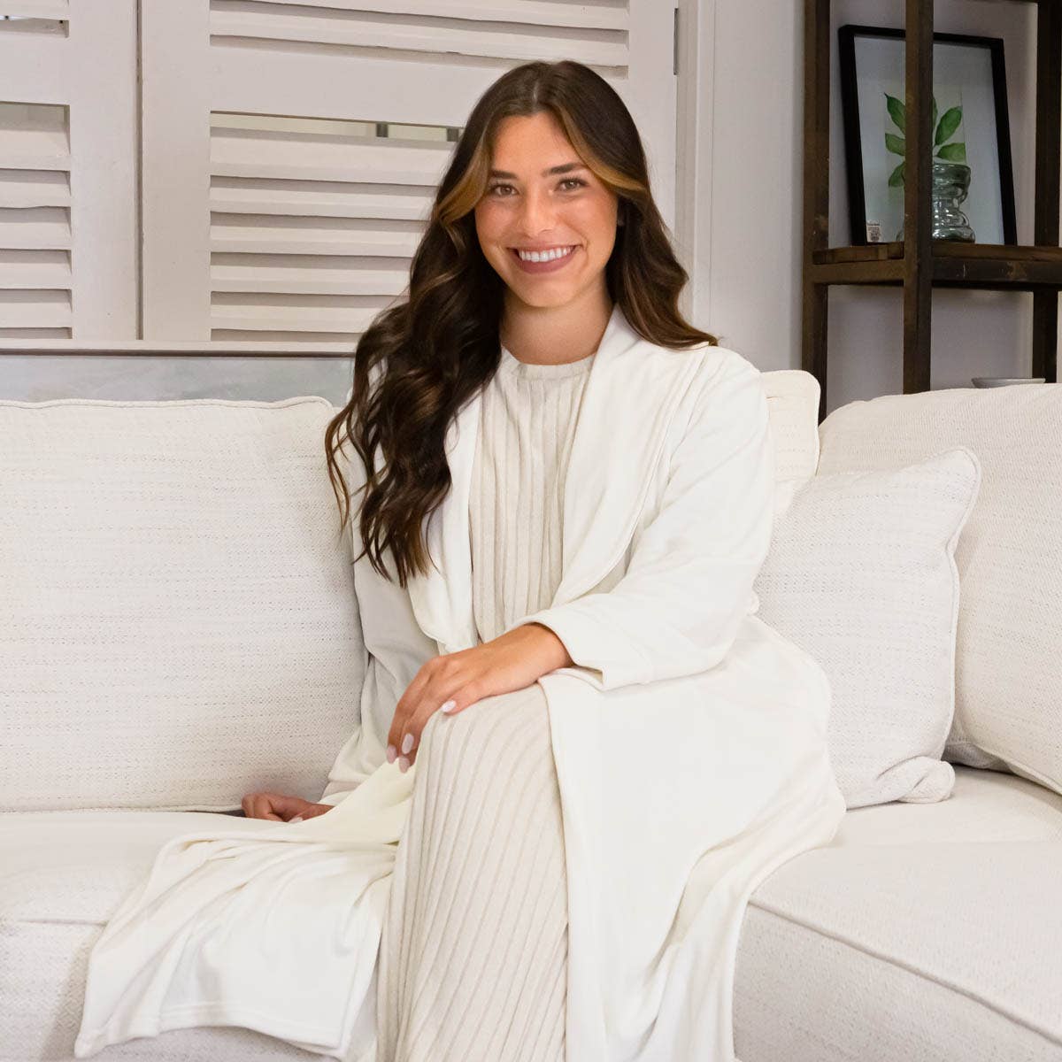 Soft White Classic Robe