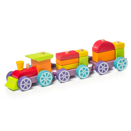 Rainbow Express Wooden Train