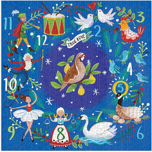 12 Days Wreath 500 Piece Puzzle