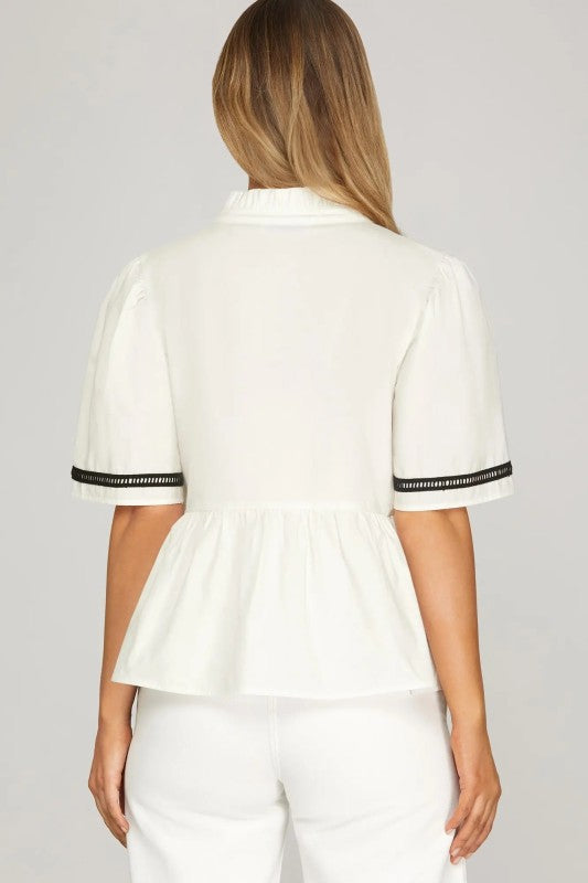 Magnolia Lane Embroidered Top