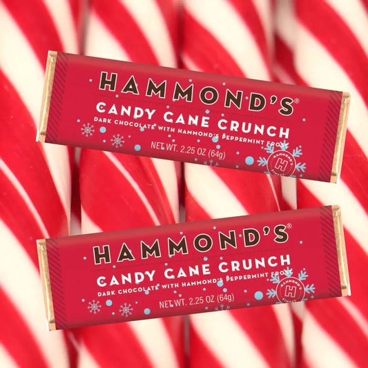 Candy Cane Crunch Candy Bar