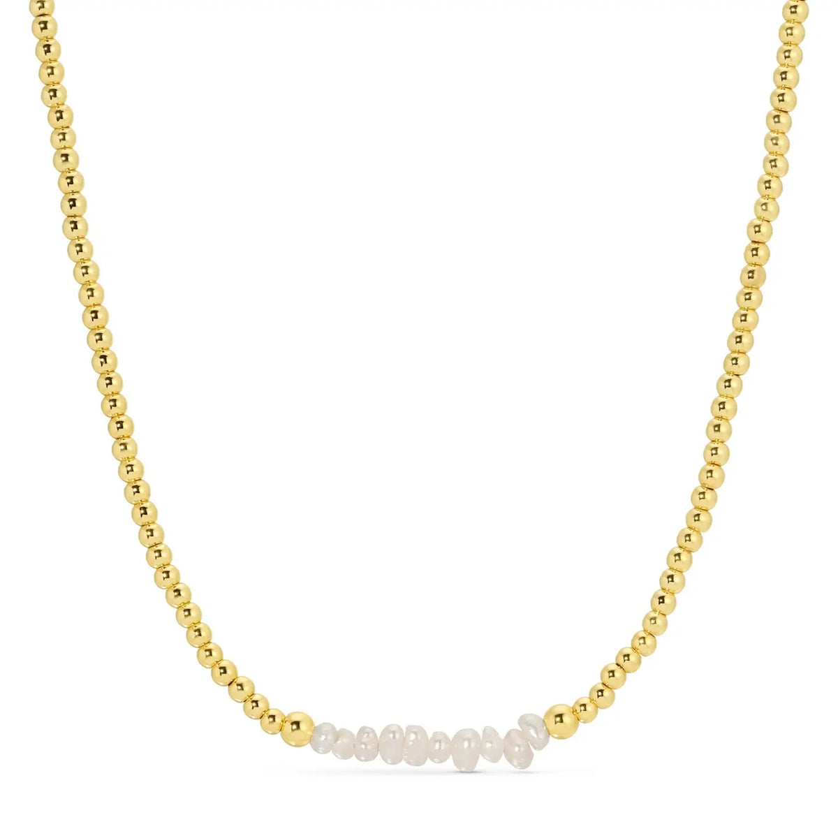 The Ellis Pearl Beaded Necklace