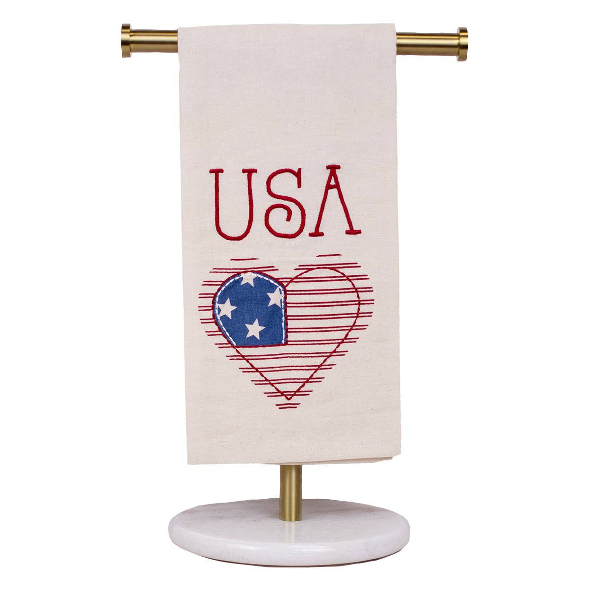 USA Love Hand Towel White/Red/Blue 20x28