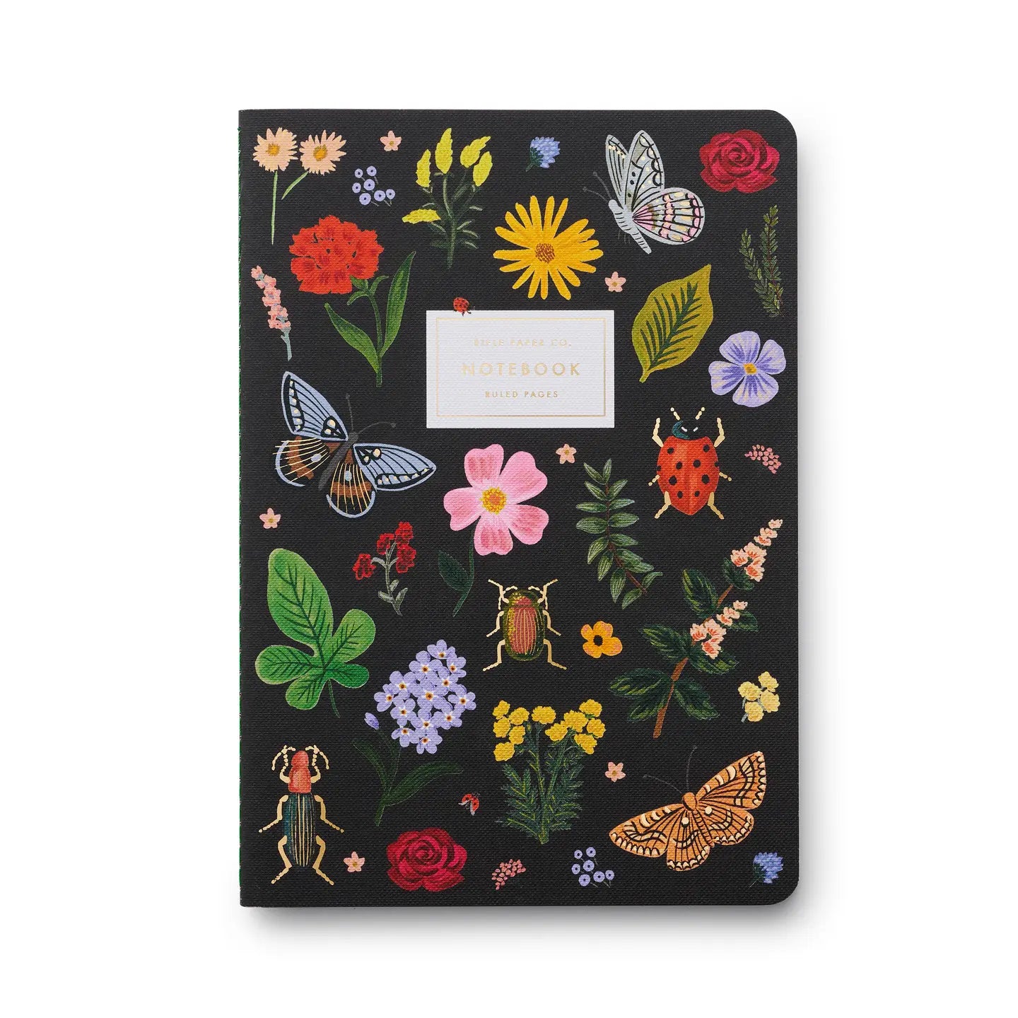 Garden Insect Stitched Notebook