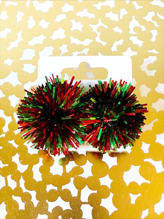 Christmas Party Pom Stud