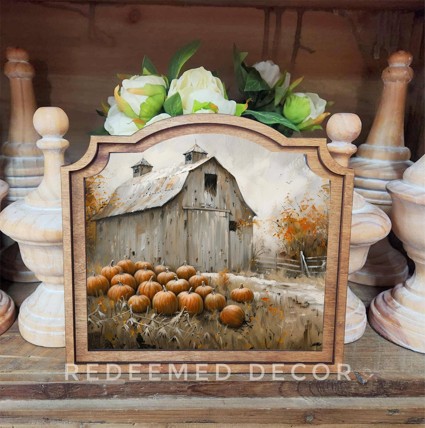 Provincial Harvest Barn Framed Art