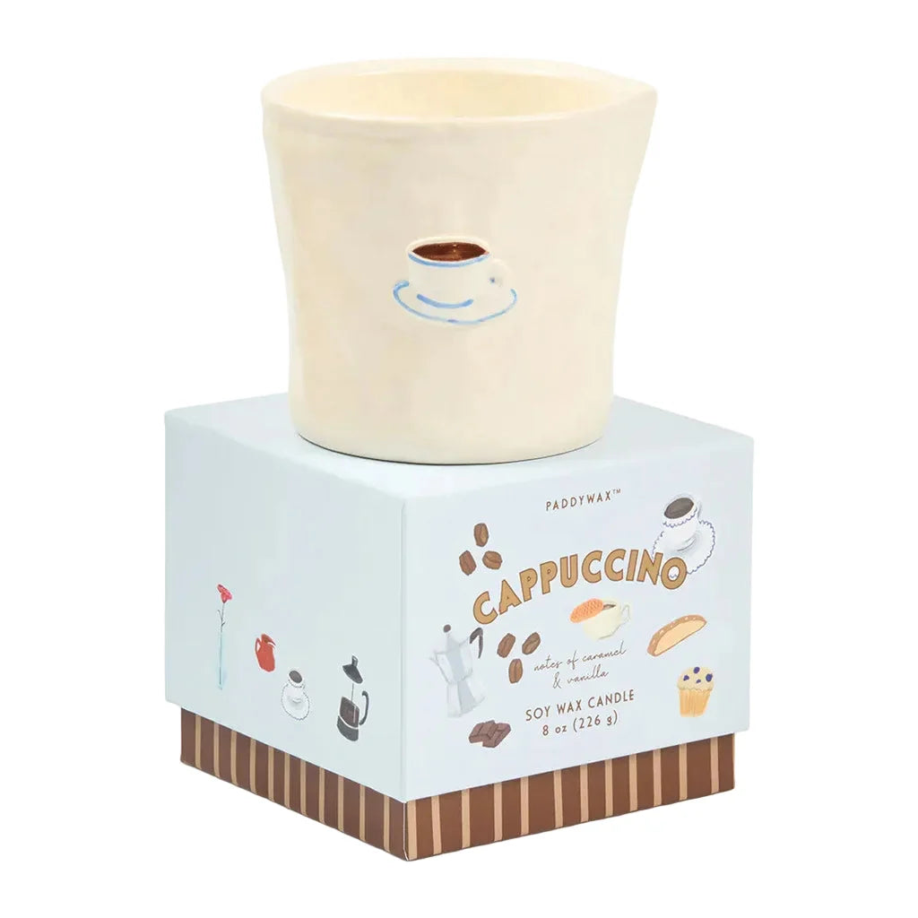 Paddywax Bistro Candle | Cappuccino | Caramel & Vanilla Soy Candle