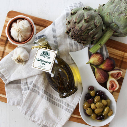 Mediterranean Garlic EVOO Blend – Infused Oil (250mL Cruet)