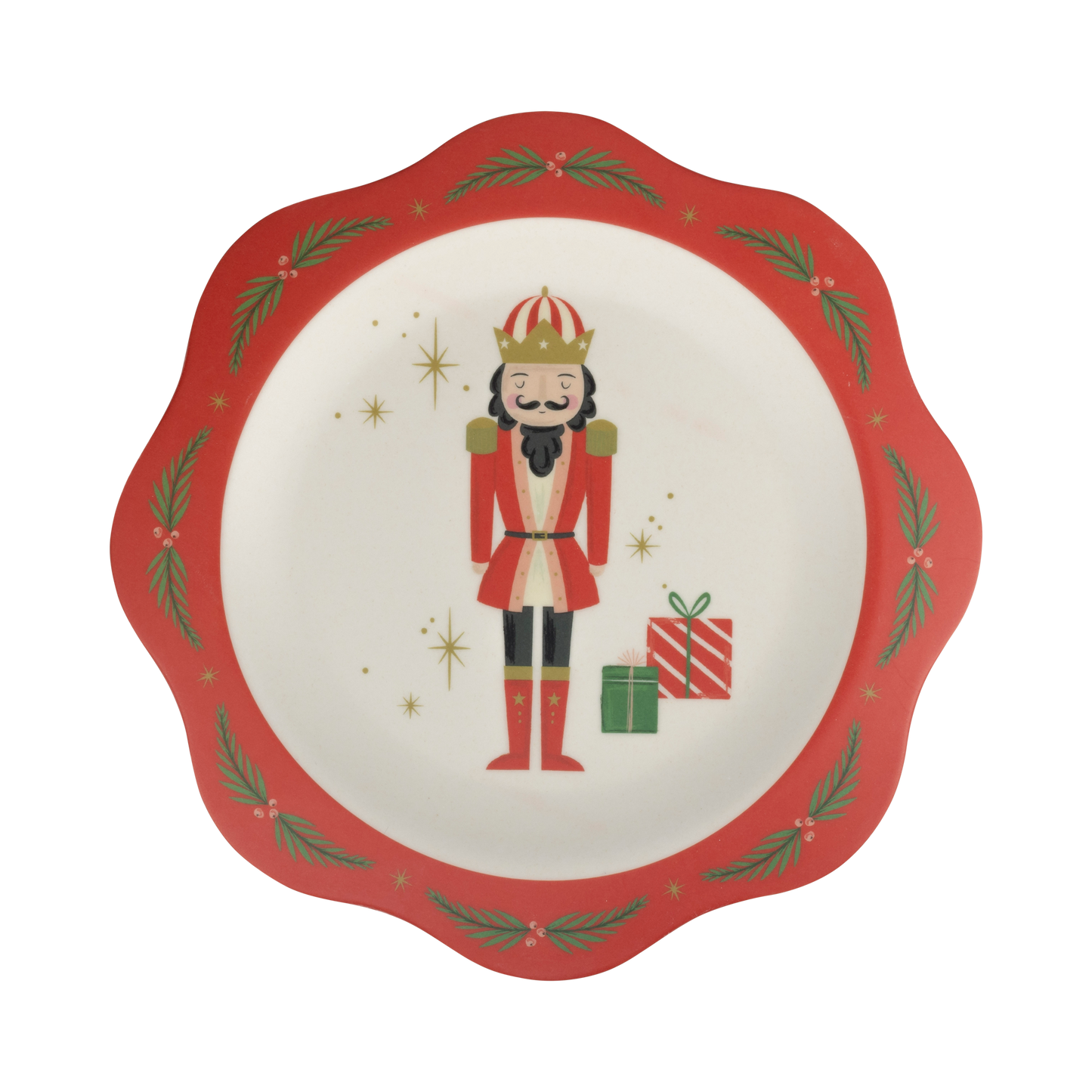 Nutcracker Bamboo 9" Plate