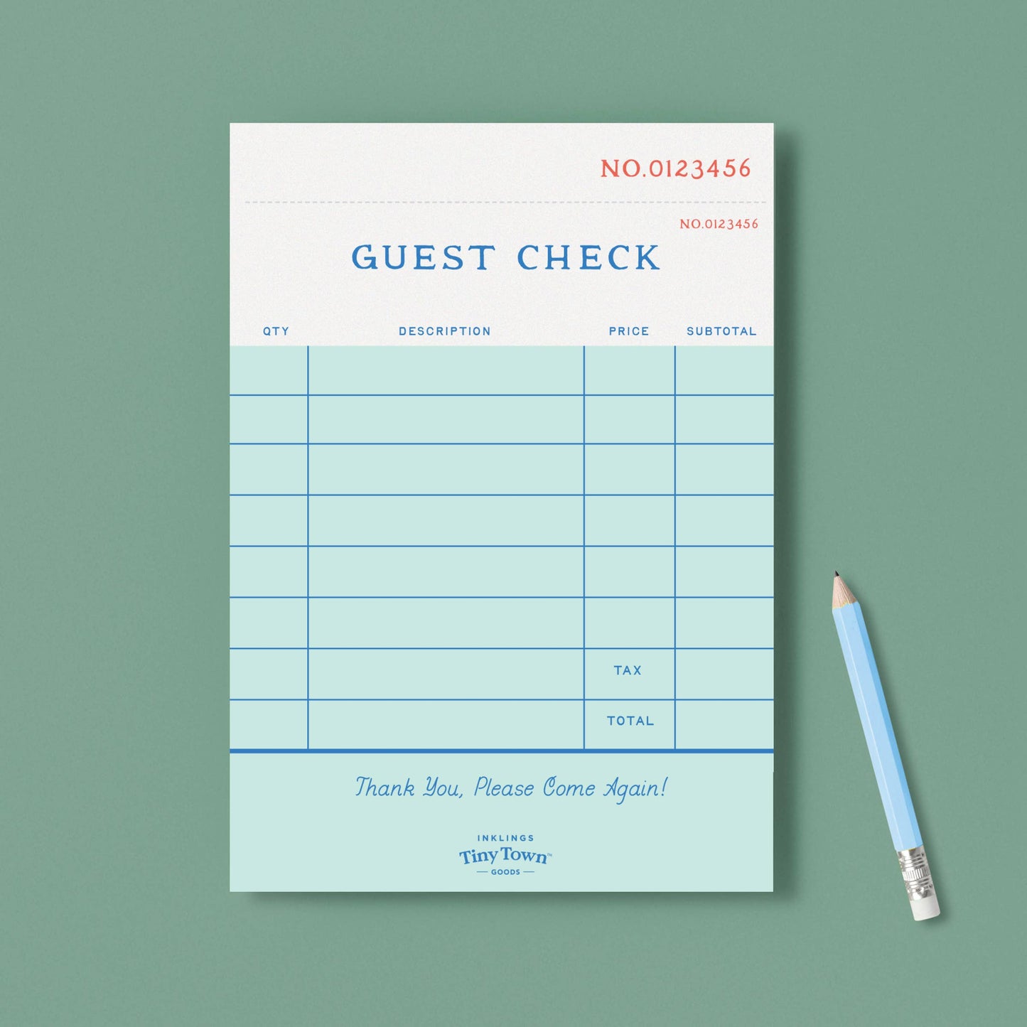 Guest Check Inklings Tiny Town™ Play Notepad
