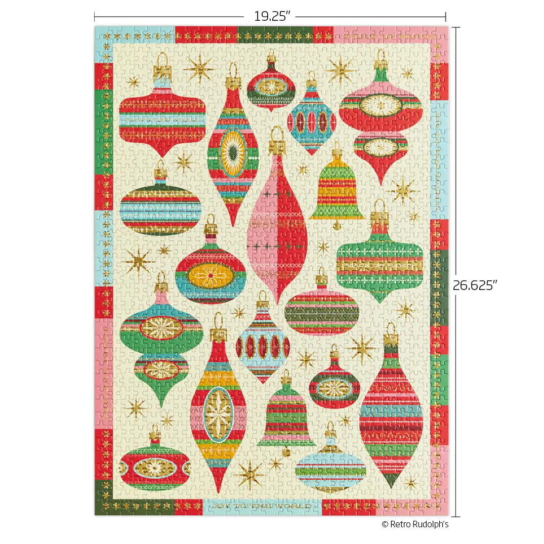 Vintage Ornaments 1000 Piece Puzzle