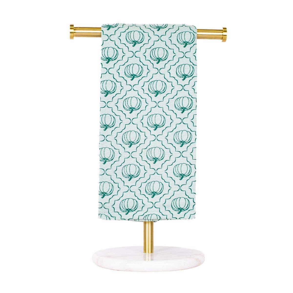 Pumpkin Trellis Hand Towel Light Jade/Jasper 20x28