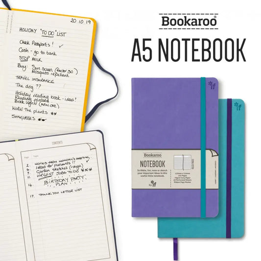 Purple Bookaroo Notebook