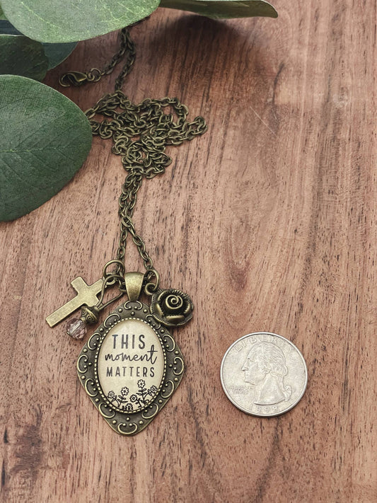This moment matters necklace Christian jewelry