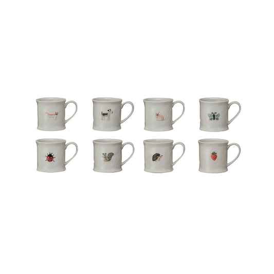 Nature Notes Stoneware Mug