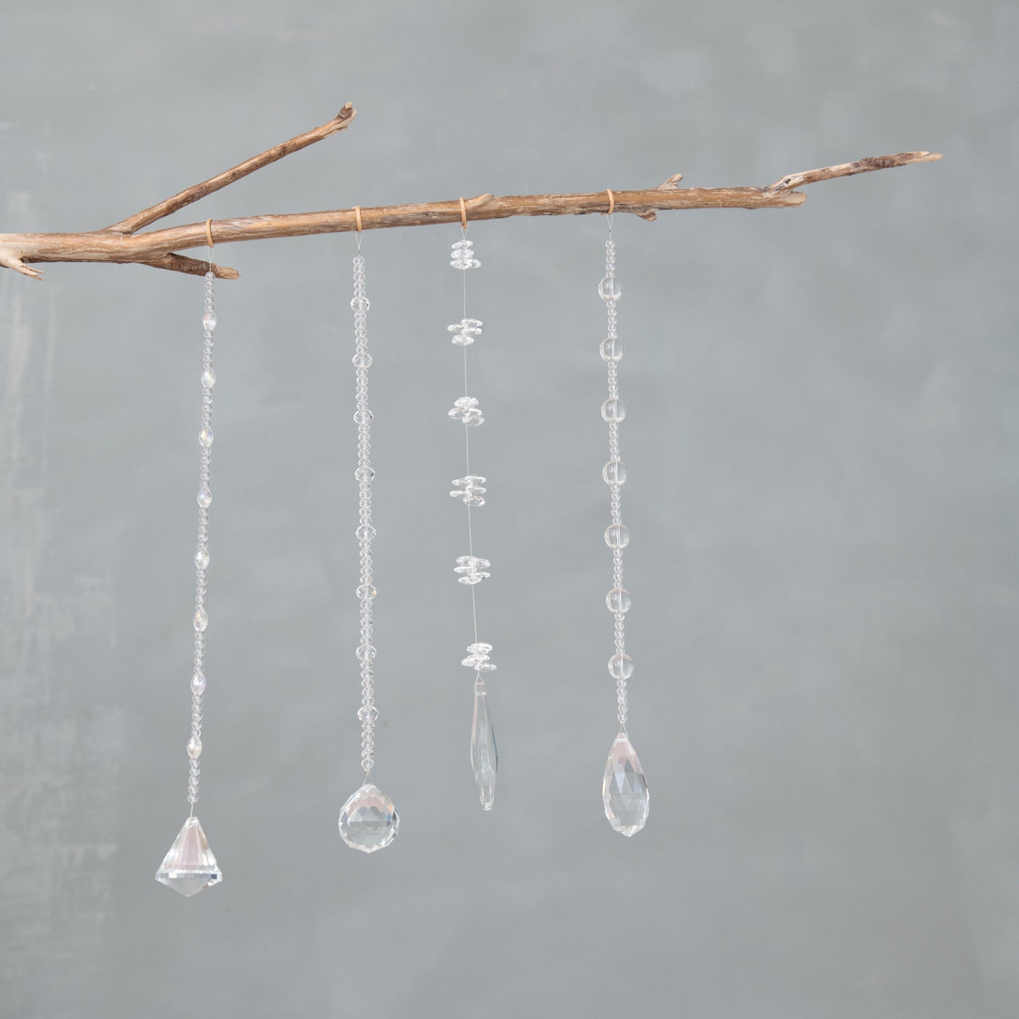 Crystal Hanging Beaded Drop
