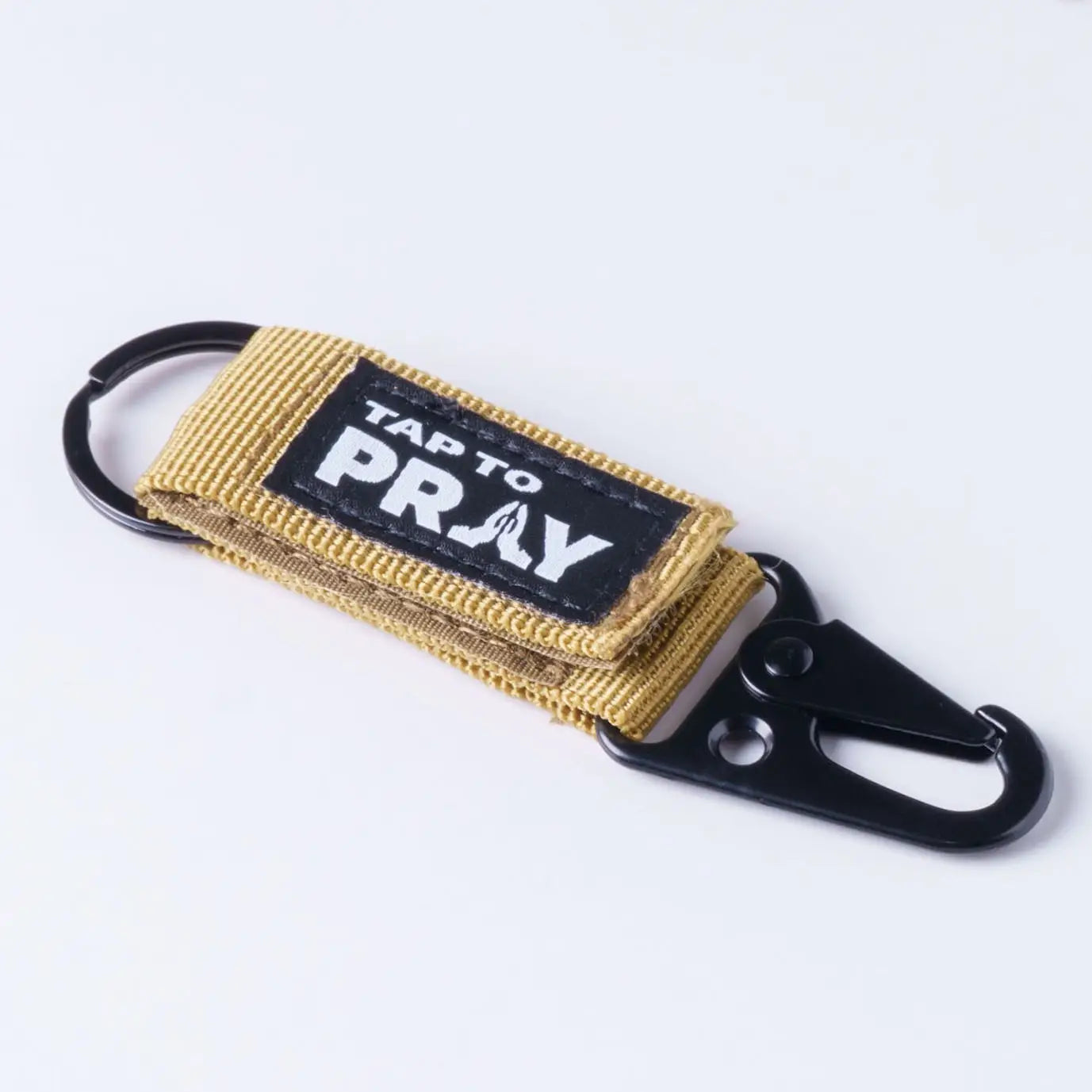 Tactical Carabiner Keychain Tap To Pray