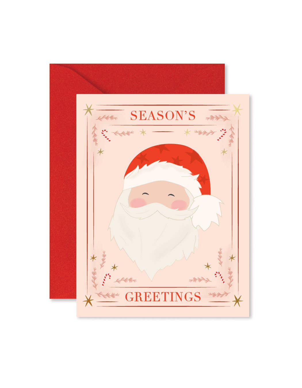 Santa Frame Greeting Card