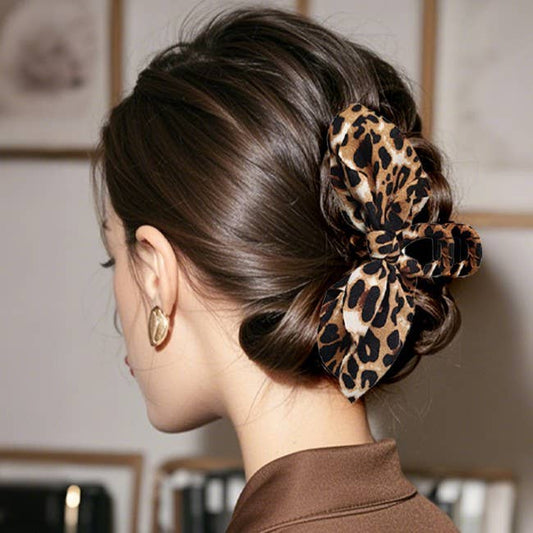 Cheetah Vintage Claw Clip