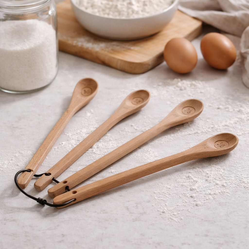 Beechwood Measuring Spoons