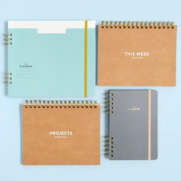 Undated Spiral Weekly Planner | 7" x 9" Weekly To-Do Planner