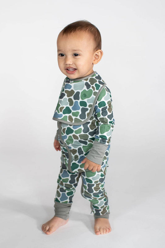 Pebble Camo Zip Convertible PJs