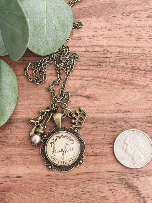 Daughter of the King Necklace Christian jewelry gift