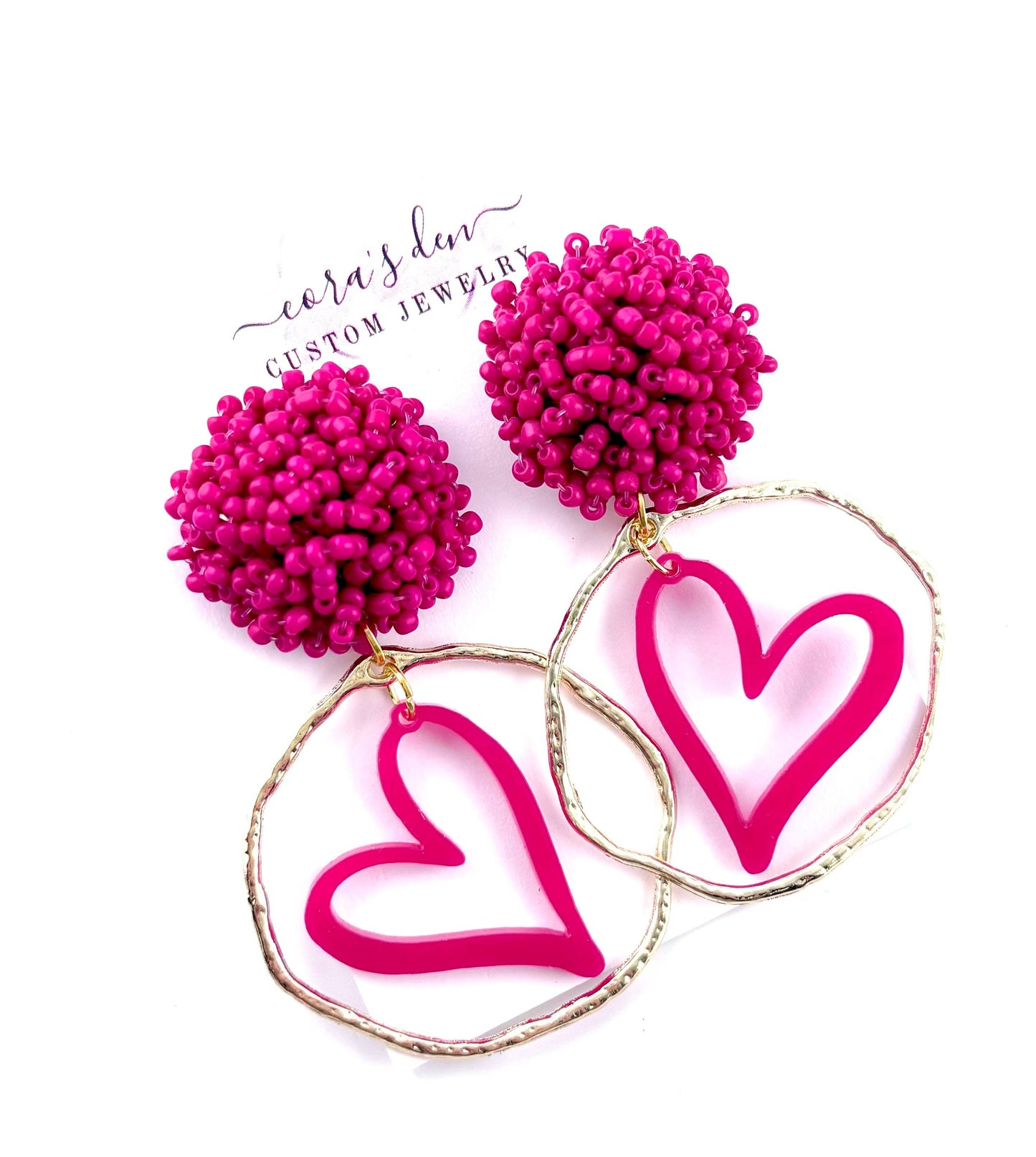 Valentines Heart Earrings
