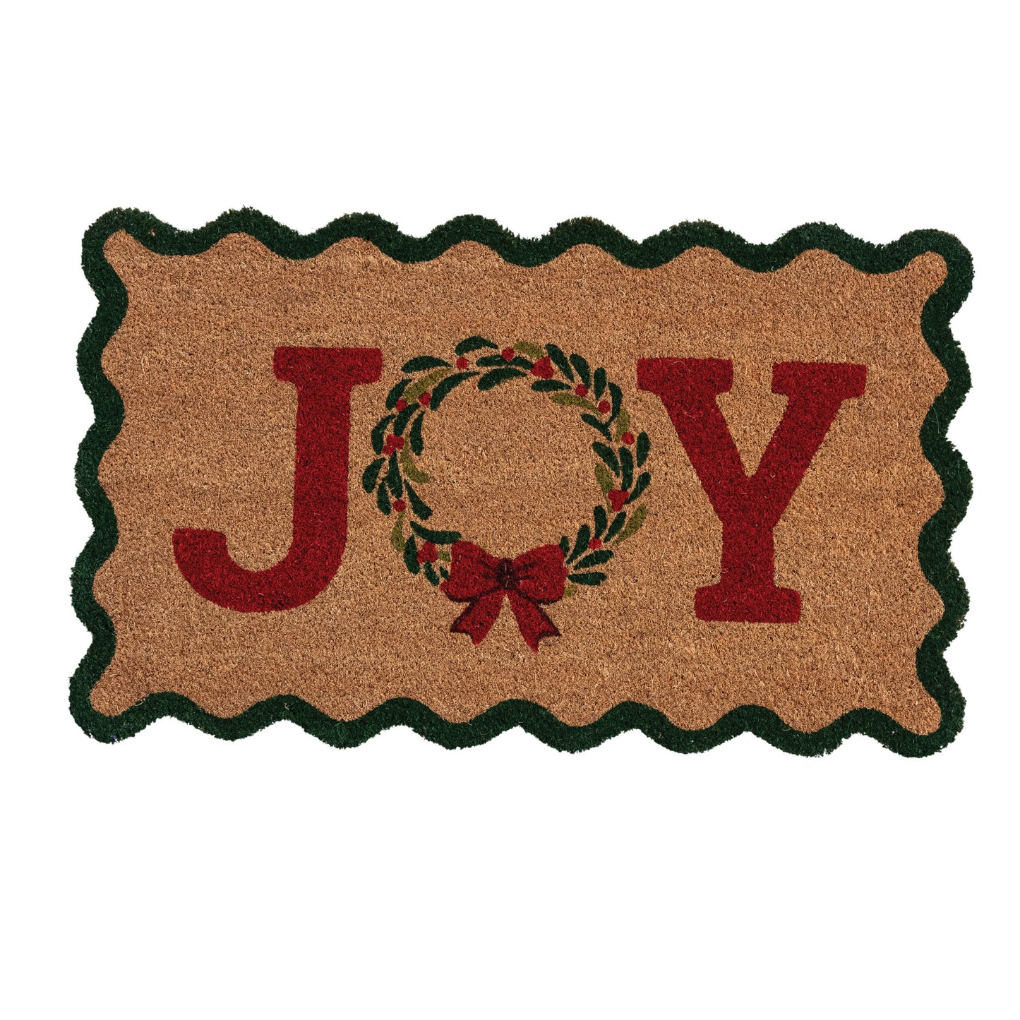 JOY Coir Christmas Doormat