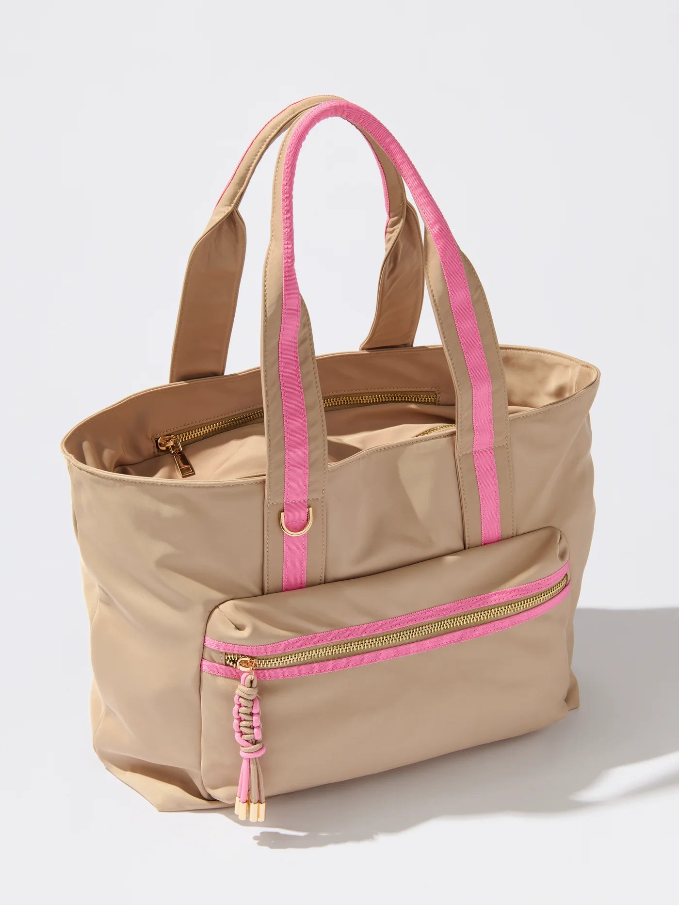 Tan Jet Tote