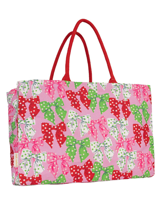 Holiday Dots Tote Bag