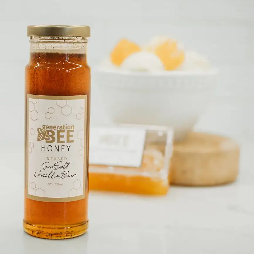 Sea Salt Vanilla Bean Honey 12oz