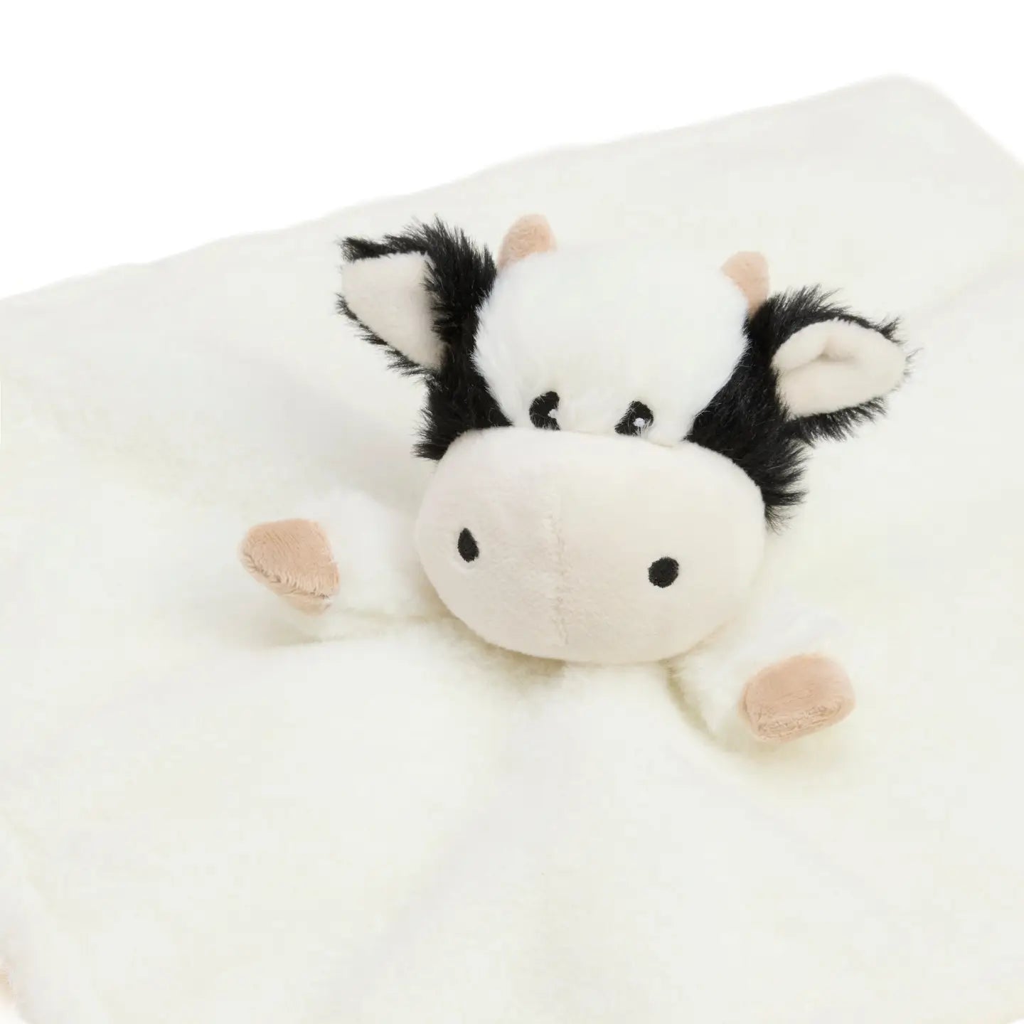 Black and White Cow Lovey Blanket Warmies