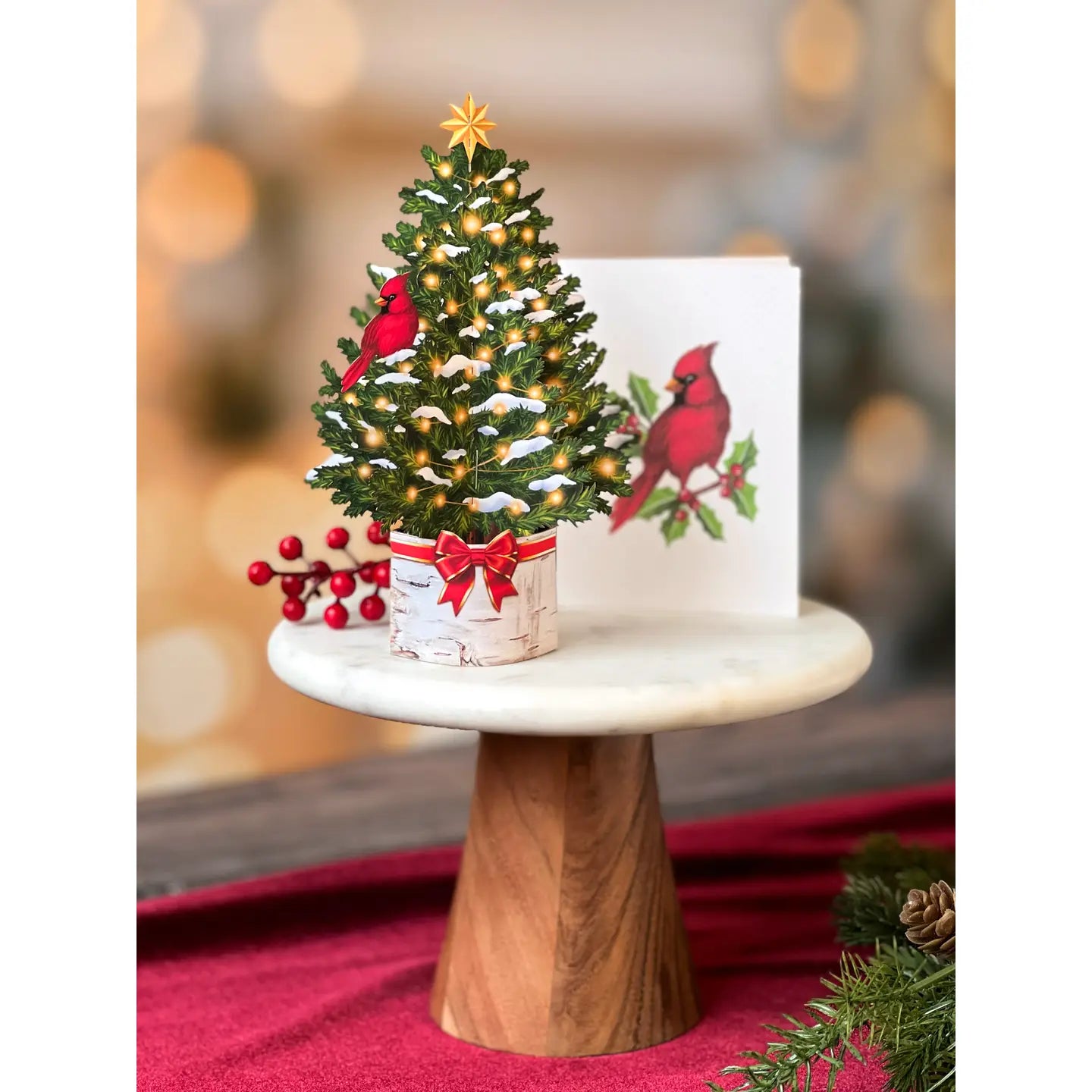 Merry Mini Tree Greeting Card